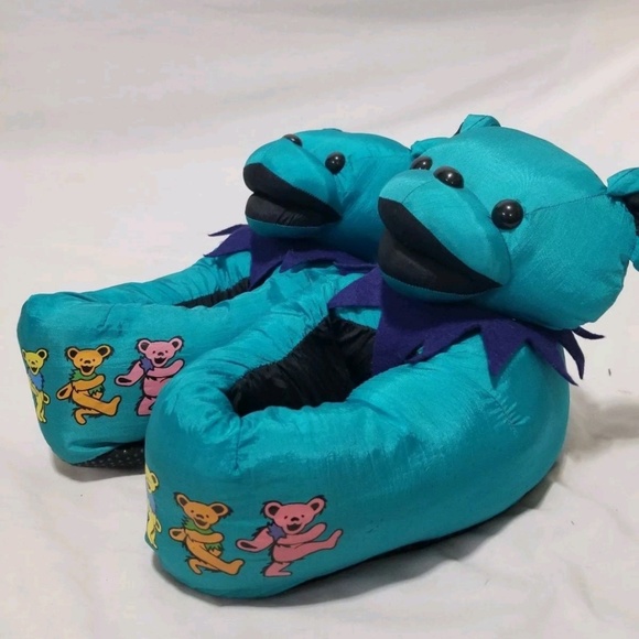 Greatful Dead 1995 Plush Slippers Vintage - Picture 2 of 8